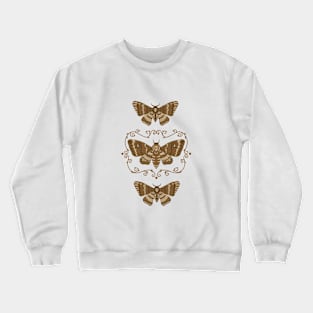 Death's Head Moth Taxidermy Crewneck Sweatshirt